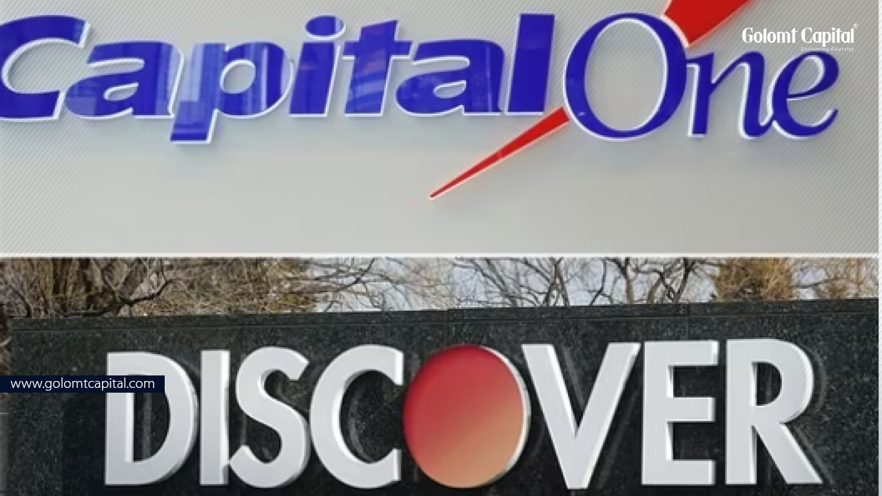 Хэрэглээний зээл олгодог Capital One зээлийн карт гаргагч Discover Financial Services-ийг худалдаж авна.