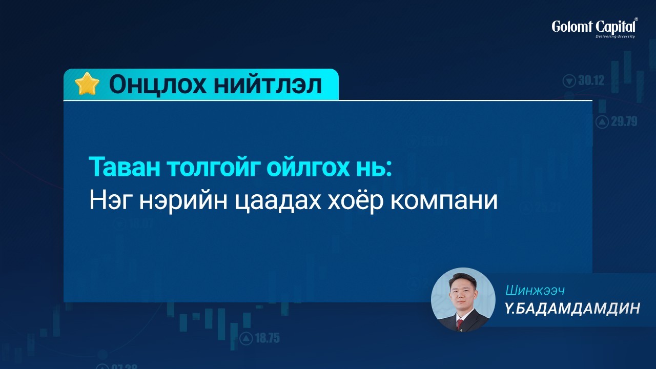 Таван толгойг ойлгох нь: Нэг нэрийн цаадах хоёр компани
