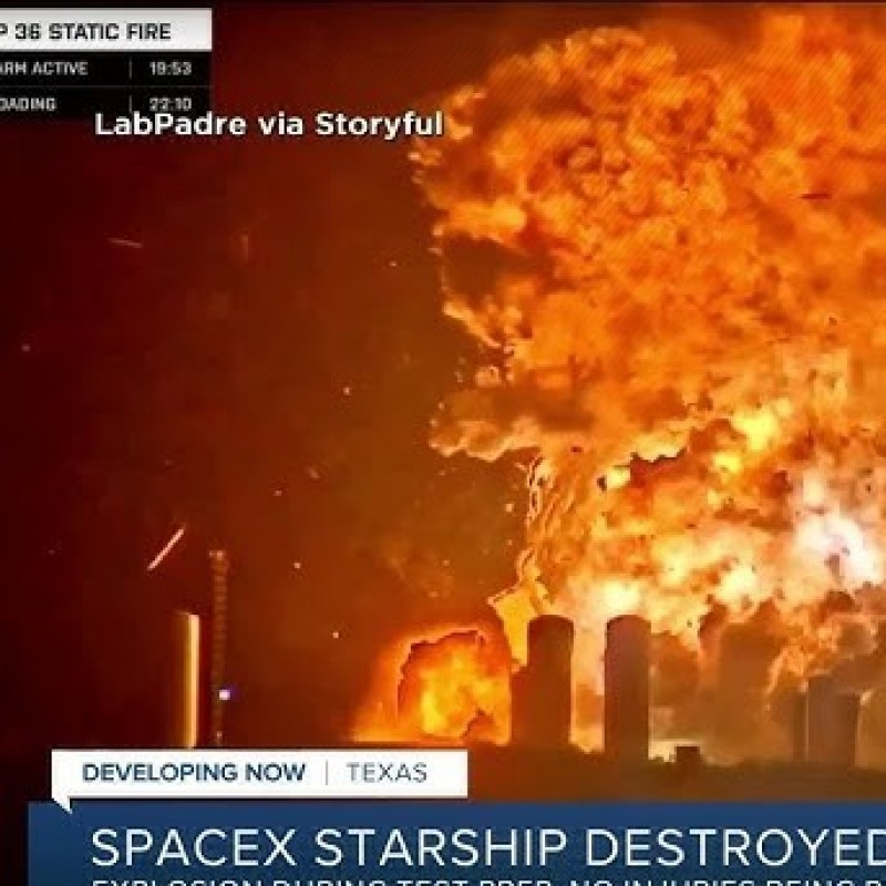 SpaceX-ийн туршилтын талбайд томоохон дэлбэрэлт болов