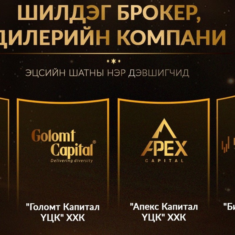 Голомт Капитал ҮЦК нь ”Grand Bull Awards 2025”-ын 10 номинацид нэр дэвшиж эцсийн шатанд үлдлээ.