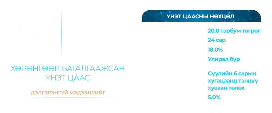 БИЧИЛ-4 Хөрөнгөөр Баталгаажсан Үнэт Цаас