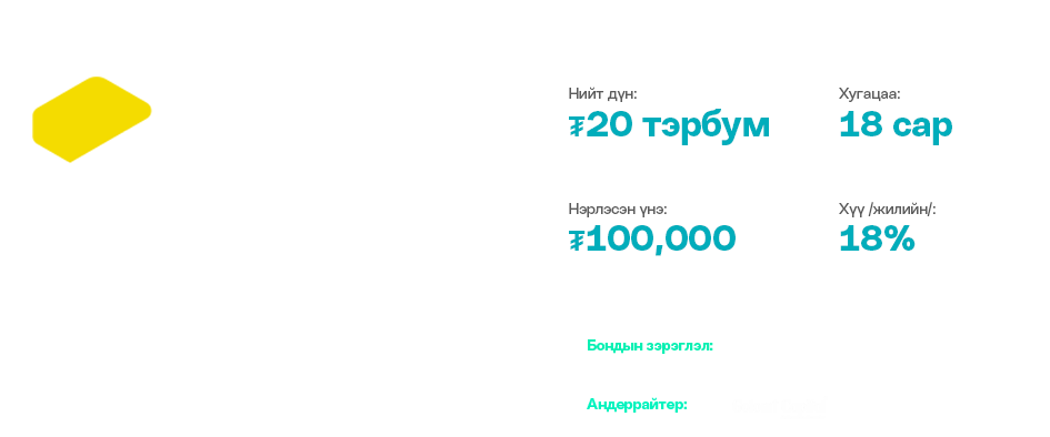 Simple Bond III - Таны дараагийн хөрөнгө оруулалт